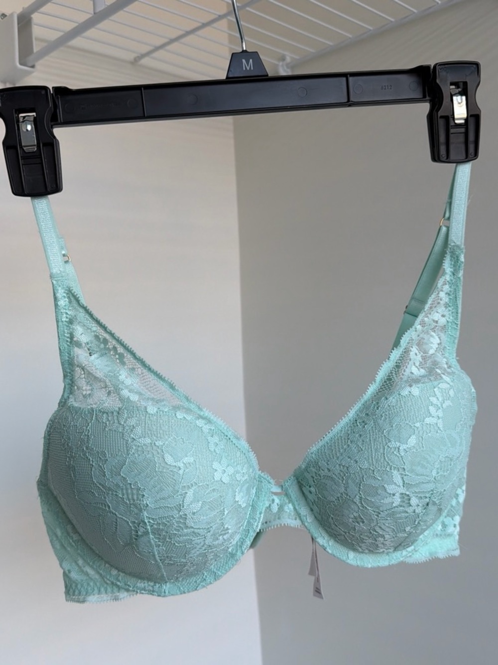 Women’s Lace Underwire Bra in Mint - Brand